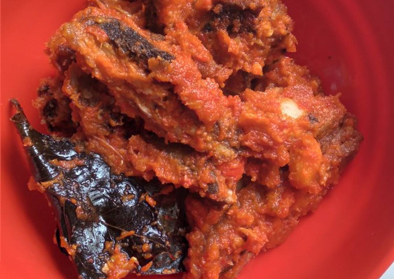 Ikan pindang / tongkol balado