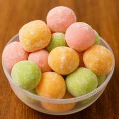 A picture of Bola-Bola Susu Warna-Warni (Rainbow Milky Ball).