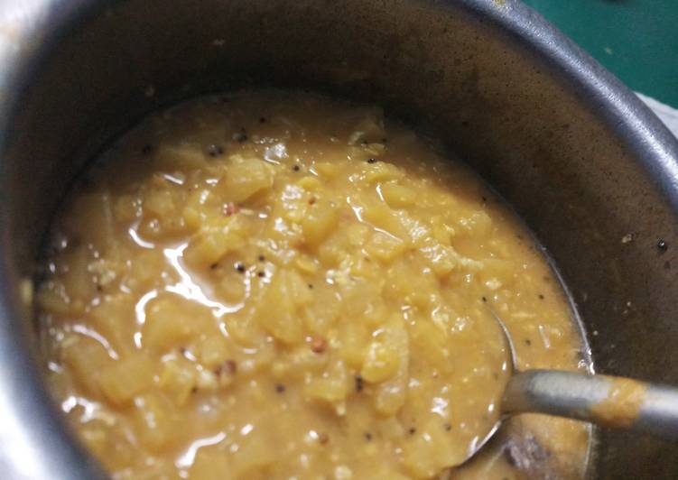 Simple Way to Make Speedy Vazhaithandu(Stem Banana) Gravy
