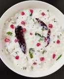 Thick curd rice