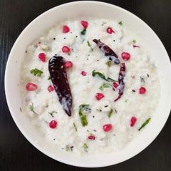 A picture of Thick curd rice.