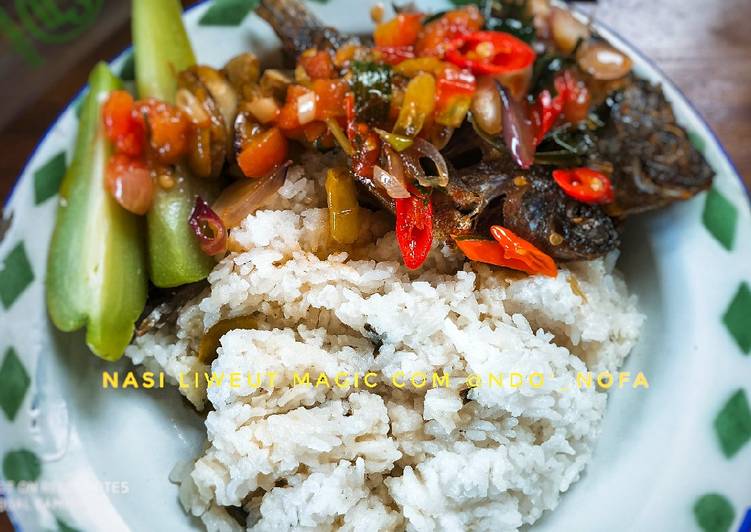 Bahan mengolah Nasi liweut magic com Anti Gagal