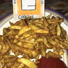 A picture of Crispy Masala fries.