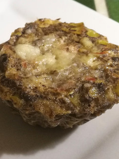 Una foto de Tartitas de champis y puerro 🍄🟫