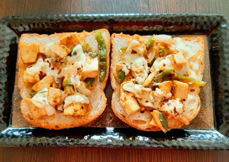 Easiest Way to Make Award-winning Kadai paneer sandwich