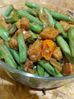 Foto resep Tumis tempe buncis pedas manis