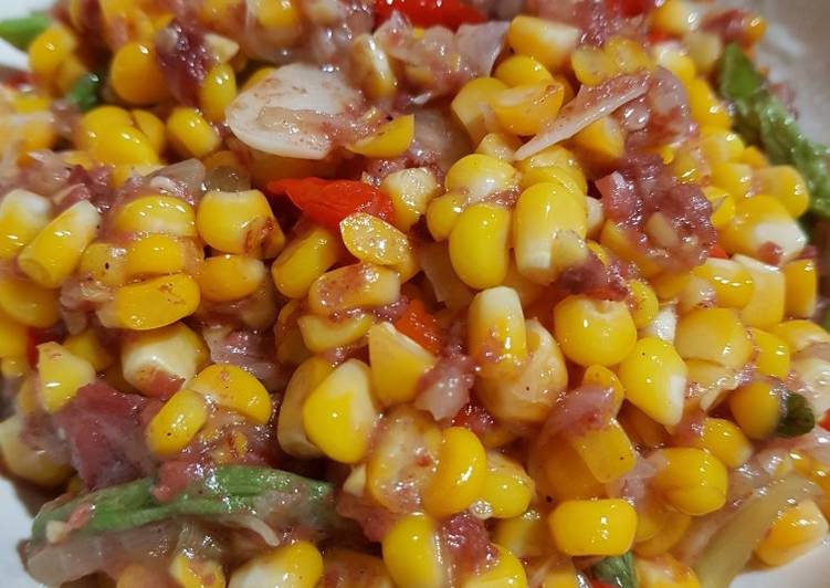 Cara meracik Tumis jagung baby buncis kornet Lezat