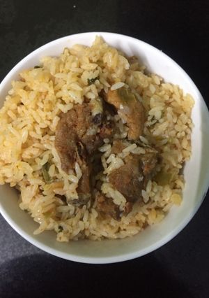 A picture of Mutton biryani.