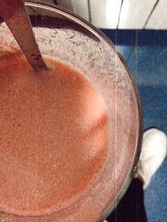 Una foto de Batido de fresas y arándanos 🍓