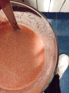 Una foto de Batido de fresas y arándanos 🍓