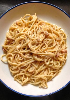 Una foto de Salsa carbonara deliciosa