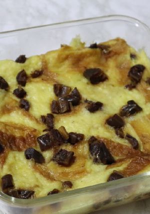 Foto resep Puding Roti Kurma Kukus