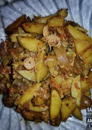 Foto resep Sambal goreng ati ampela kentang jengkol