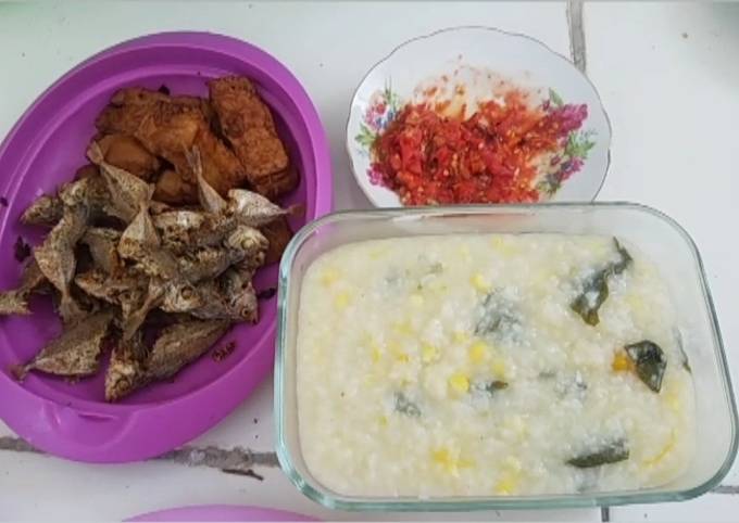 Cara Gampang Menyiapkan Bubur manado rice cooker yang Bikin Ngiler