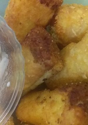 Foto resep Roti goreng sosis abon