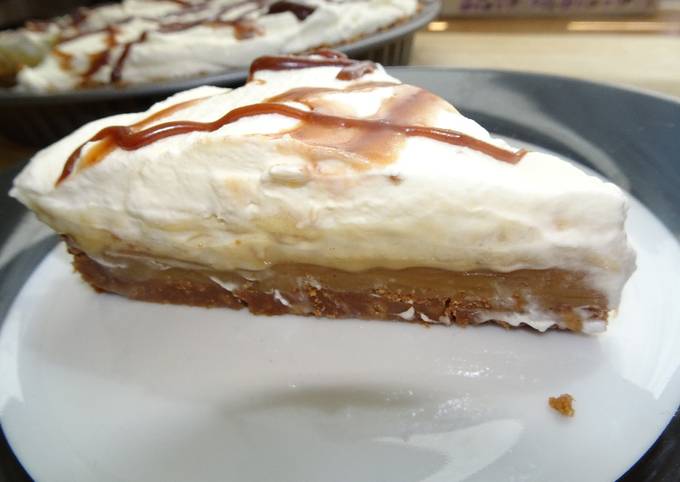 Recipe of Jamie Oliver Banana Custard Banoffee Pie