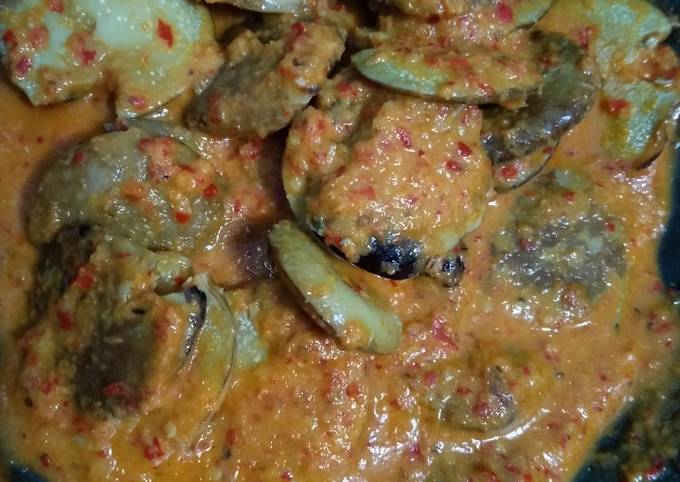 Rendang jengkol dadakan