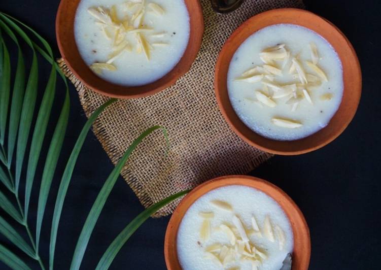 Simplest pudding of all time: Phirni