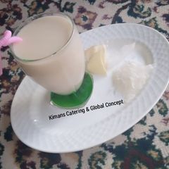 A picture of Coconut sweet potato drink.