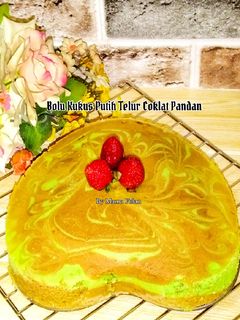 Foto resep Bolu Kukus Putih Telur Coklat Pandan