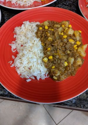 Una foto de Lentejas rústicas de la India