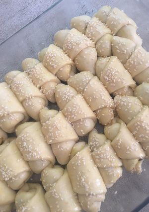 صورة لوصفة ميني كرواسان بحشوة الخضار