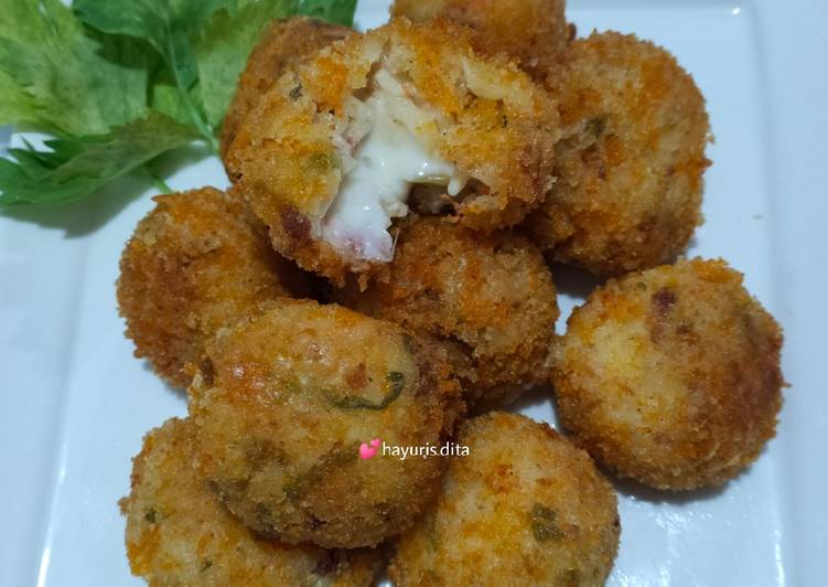 Cara termudah untuk Musim Dingin LezatBola-bola Nasi