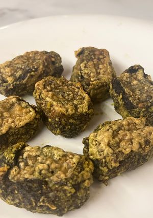 Una foto de Croquetas de Espinacas, patata y parmesano