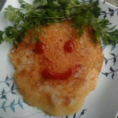 A picture of Carrot potato uttapam.