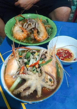 Hình của món Mì Bạch Tuột,Tôm.