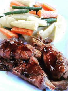 Foto resep Pork Enoki with Veggies