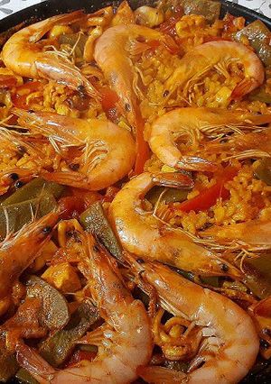 Una foto de Paella mixta