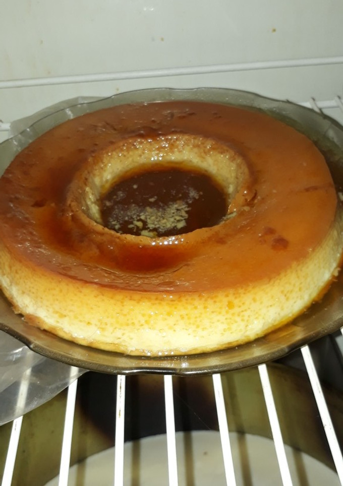 Una foto de Flan casero