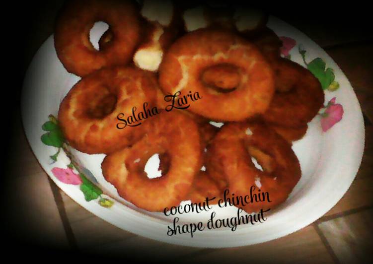 Recipe of Homemade Coconut chincin(shape doughnuts)