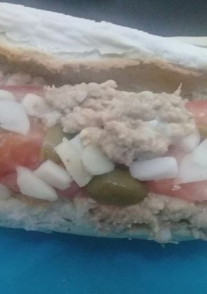 Una foto de Baguet completo