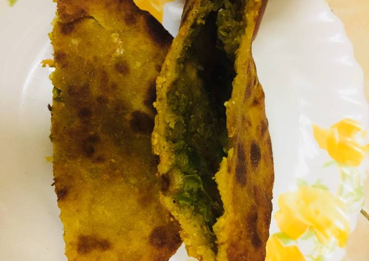 Rajgira flour matar kachori