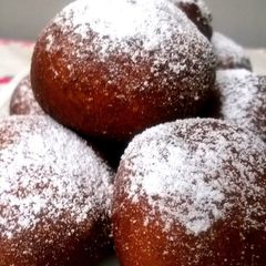 A picture of Jam Doughnuts.