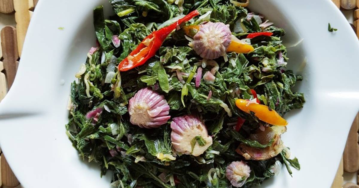 Resep Tumis Daun Singkong Kecombrang Oleh Widyana Yusakh Cookpad