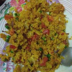 A picture of Vegetables poha.