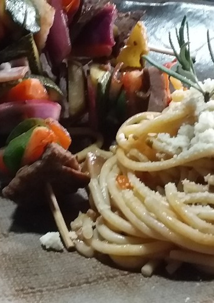 Una foto de Brochetas