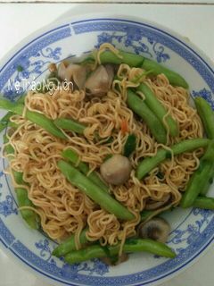 Hình của món Mì Xào Chay.