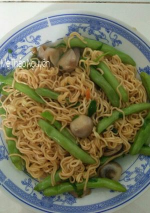 Hình của món Mì Xào Chay.