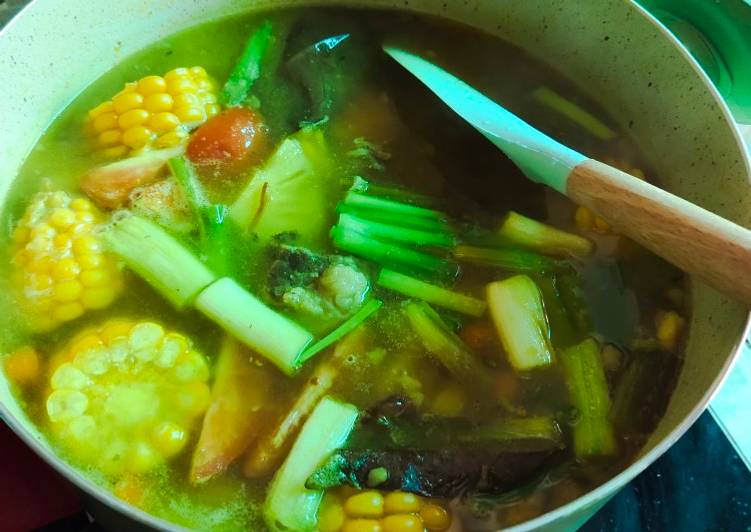 Bumbu Pindang Nanas Tulang Iga Mix Jagung dan Wortel | Langkah Membuat Pindang Nanas Tulang Iga Mix Jagung dan Wortel Yang Mudah Dan Praktis