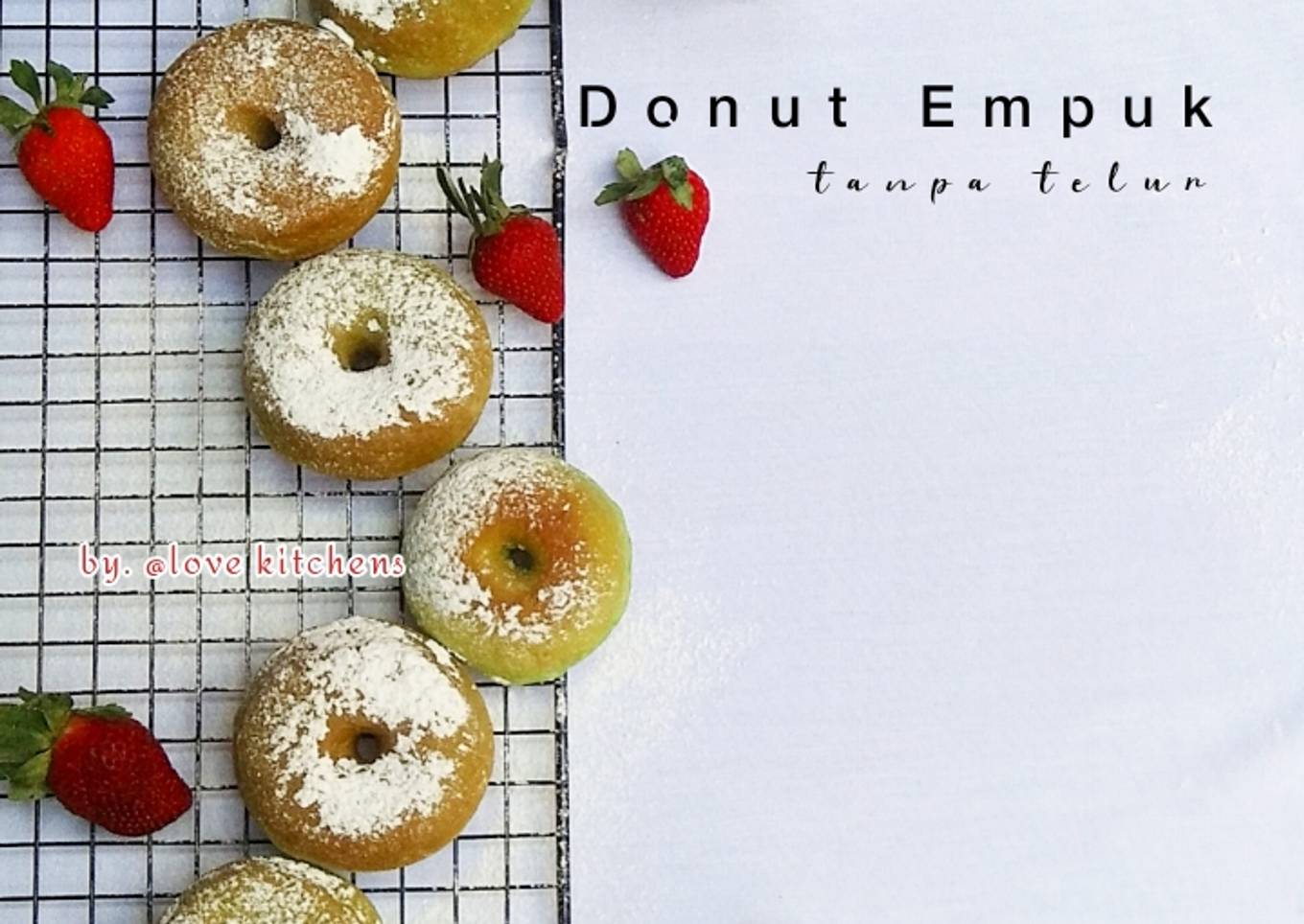 Donat Maizena ---empuk tanpa telur---
