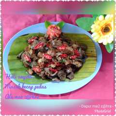 รูปของ Hati ampela masak kecap pedas