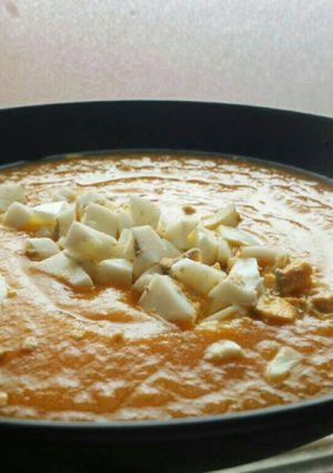 Una foto de Crema de zanahoria y puerro sin papa