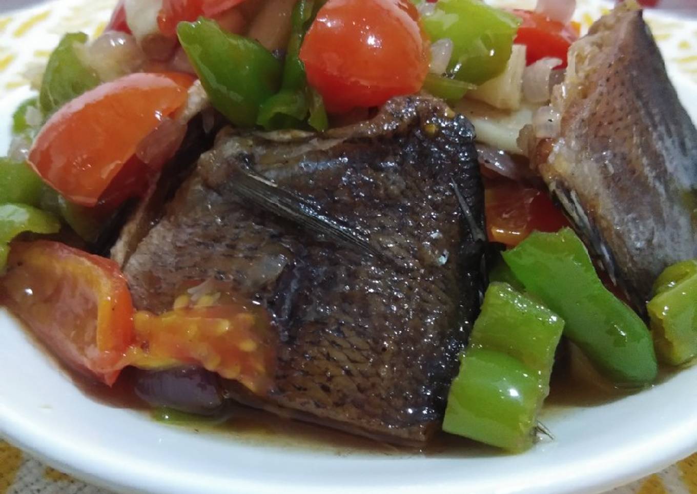 Ikan Asin Biawan Cabe Hijau