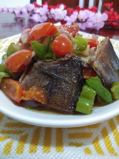 Foto resep Ikan Asin Biawan Cabe Hijau