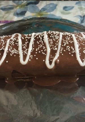 Una foto de Panque de cocoa y chispas de chocolate