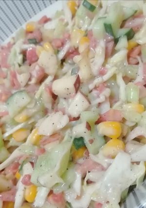 A picture of Russian Salad.